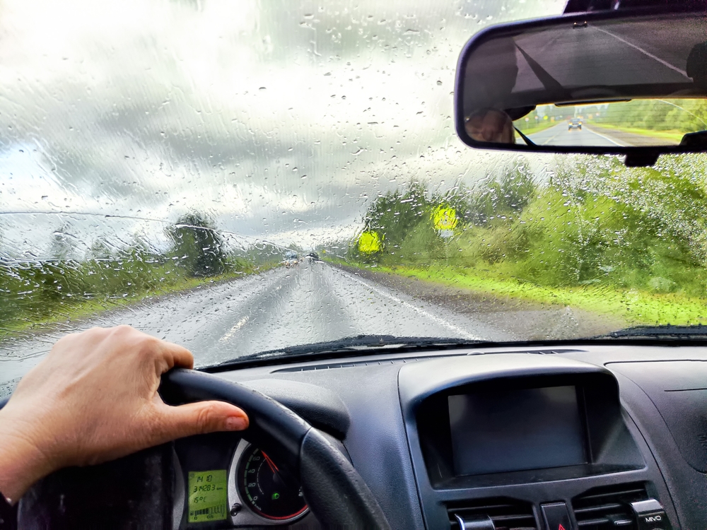 Driving,Through,Rainy,Autumn,Weather,With,Poor,Visibility,On,Slippery